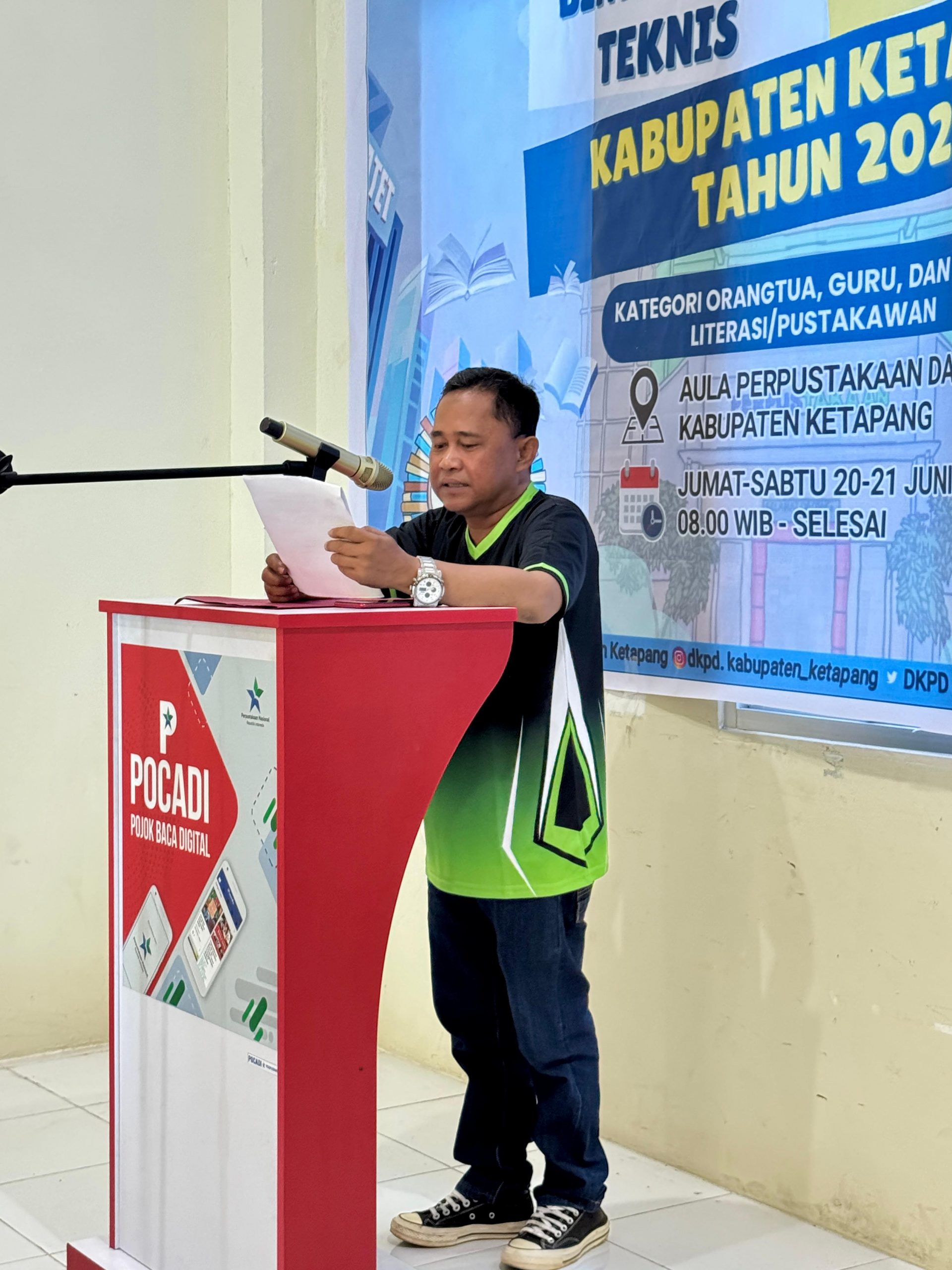 Bimtek Membaca Nyaring DKPD Ketapang