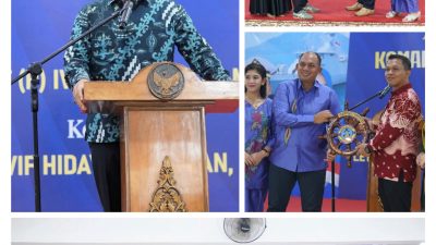 ESTAFET KEPEMIMPINAN LANAL KETAPANG: MOMEN HANGAT PISAH SAMBUT KOMANDAN BARU,BUPATI KETUA DPRD KETAPANG HADIR BERIKAN DUKUNGAN