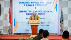 BUPATI KETAPANG HADIRI DEKLARASI KAWAN DAN DUKUNG KETERBUKAAN INFORMASI PUBLIK