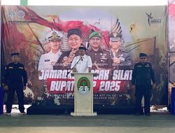 JAMBORE PENCAK SILAT BUPATI CUP 2025 RESMI DITUTUP OLEH BUPATI KETAPANG