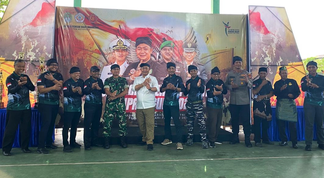 Jambore Pencak silat bupati cup 2025 Ketapang resmi ditutup oleh Bupati Ketapang 