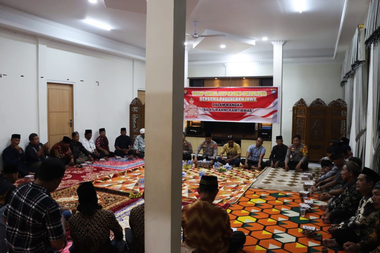 Tatap muka Kapolres Ketapang bersama Paguyuban Jawa Ketapang Kalimantan barat