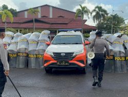 LATIHAN DALMAS LANJUT DI HALAMAN MAPOLRES KETAPANG