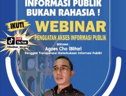 BPM DAN PWK AKAN GELAR WEBINAR PENGUATAN AKSES INFORMASI PUBLIK